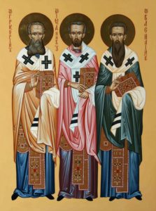 Собор Вселенских учителей и святителей Василия Великого, Григория Богослова и Иоанна Златоустого